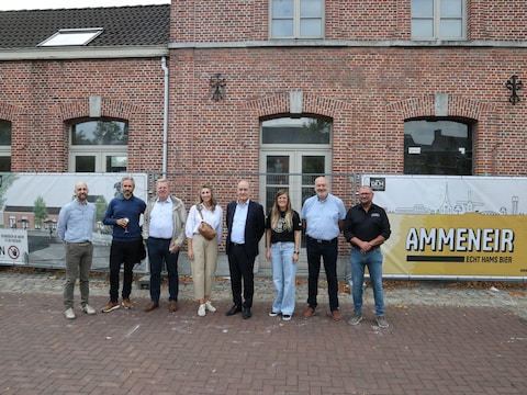 Het oude stationsgebouw wordt binnenkort een brouwerij. 