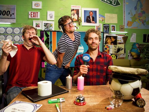 Jonas Geirnaert, Jelle De Beule en Otto-Jan Ham werken dagelijks aan een Ideale Wereld.
