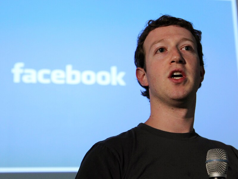 Facebookoprichter Mark Zuckerberg.
