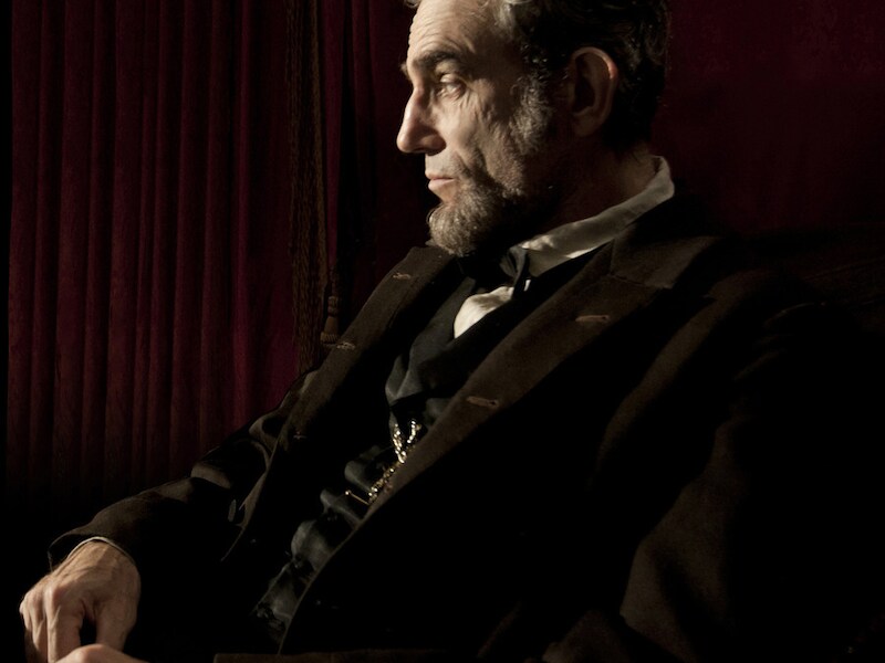 Daniel Day-Lewis als president Abraham Lincoln in 'Lincoln'.