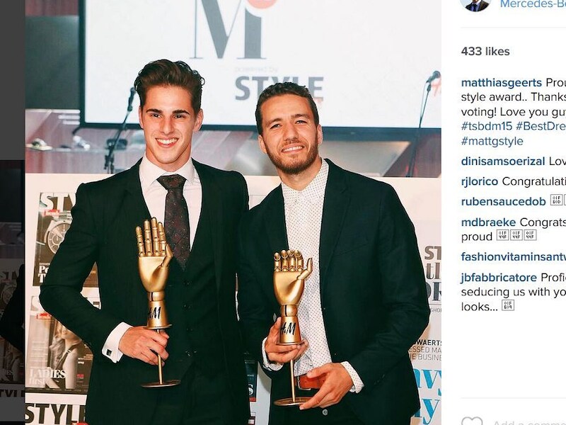 De twee winnaars: Matthias Geerts & Ish Ait Hamou.