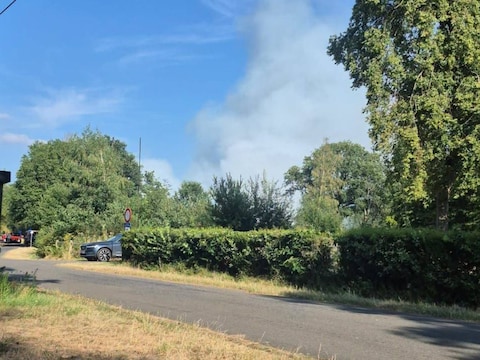 Natuurbrand in Korspel (Beringen)