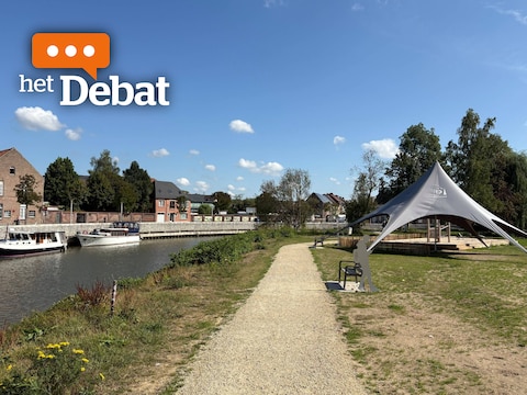 De Graanlei in Deinze.