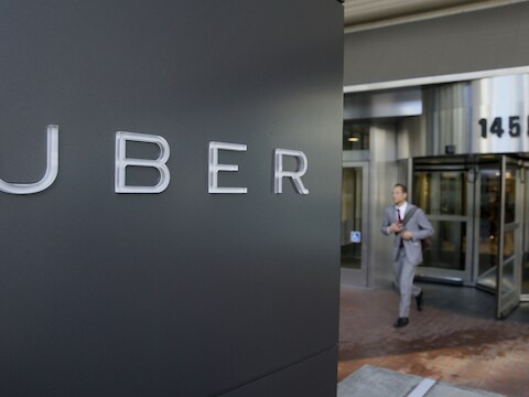 Het hoofdkwartier van Uber in San Francisco.