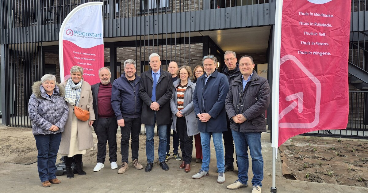 Woonstart opent nieuwe sociale woningen in Klijtenstraat | Tielt | HLN.be