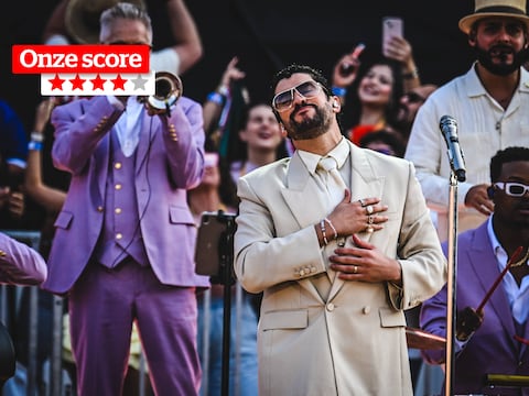 Bad Bunny sloot zijn tournée in het Brusselse Koning Boudewijnstadion af met een feestje.