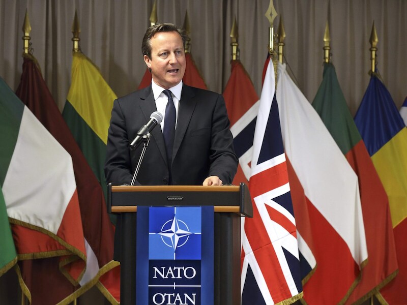 De Britse premier David Cameron.