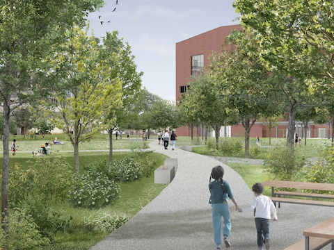 Twee nieuwe parken in Neder-Over-Heembeek: 155 bomen en meer ruimte voor natuur