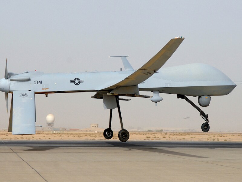 Het Pentagon zegt dat Iran op 1 november op een bewakingsdrone van de VS gevuurd heeft in de Golf, maar miste.