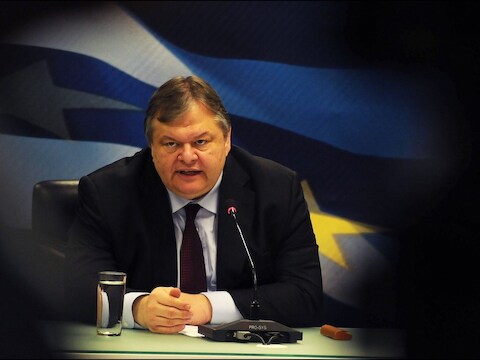 Voormalig minister van Financiën, Evangelos Venizelos