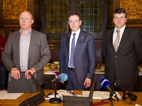 Burgemeesters Hans Bonte (sp.a), Bart de Wever (N-VA) en Bart Somers (Open Vld) zullen rond de tafel zitten met hun Nederlandse collega's.