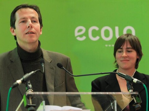 Ecolo-covoorzitters Jean-Michel Javaux en Sarah Turine.