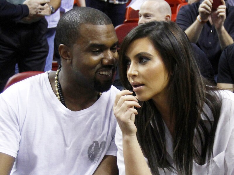 Kanye West en Kim Kardashian.