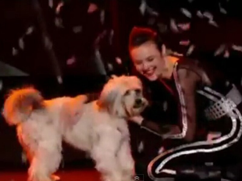 Pudsey en haar fiere baasje Ashleigh houden een mooi half miljoen pond over aan hun overwinning.