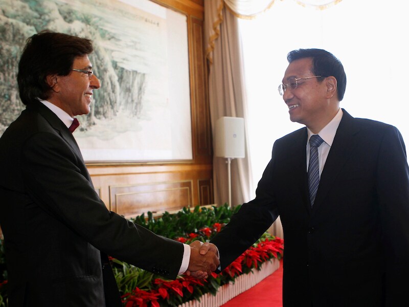Premier Di Rupo en de Chinese premier Li Keqiang.