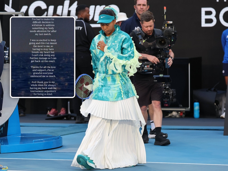 “Dit breekt mijn hart”: blessure maakt einde aan Australian Open van stijlicoon Naomi Osaka