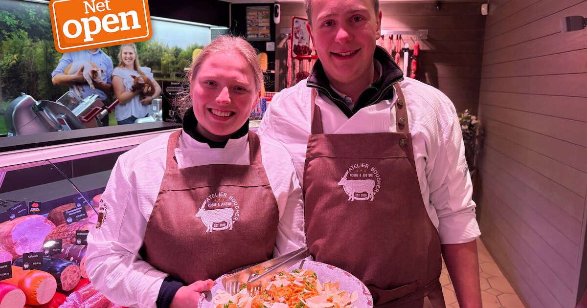 NET OPEN. Robbe (25) en Justine (22) openen Atelier Boucher in Zulte ...