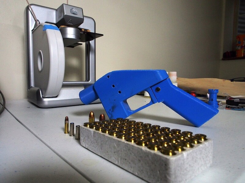 Plastic vuurwapens als deze werden eerder al door een 3D-printer gemaakt.