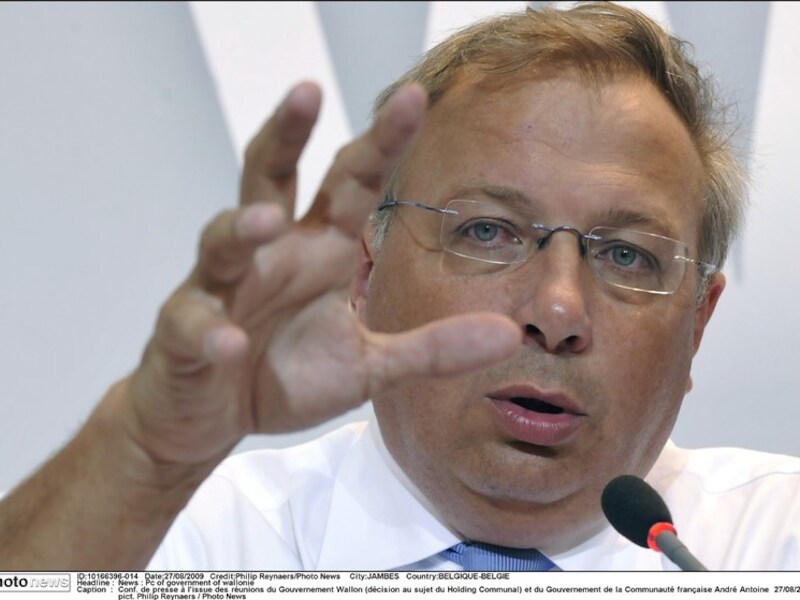 Waals minister van Begroting André Antoine.