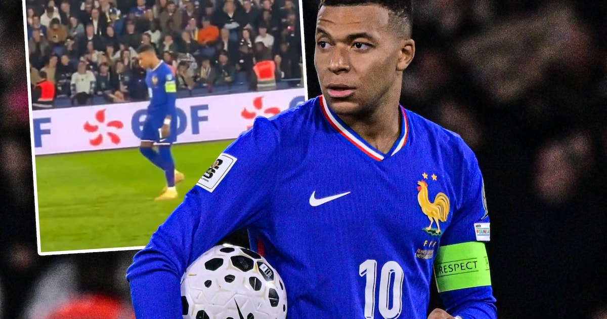 De geniepige en onsportieve actie van Kylian Mbappé die gespot werd door supporter: 