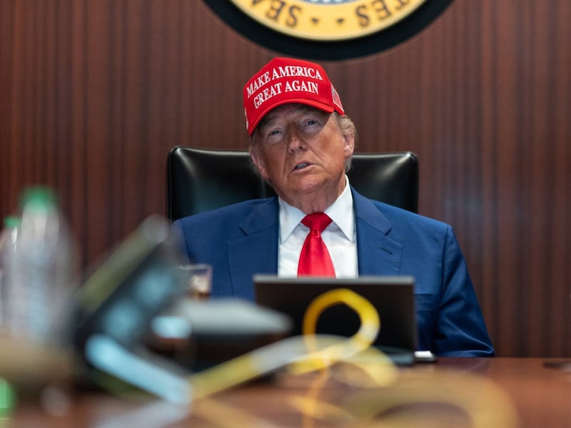 Donald Trump volgde de aanval op Iran vanuit de ‘Situation Room’ in het Witte Huis.