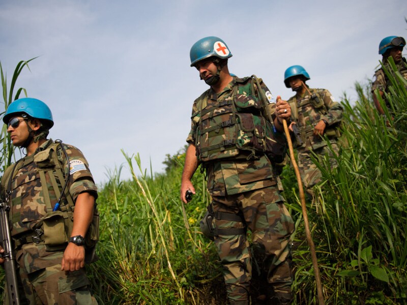 VN-blauwhelmen in Monusco (Congo).
