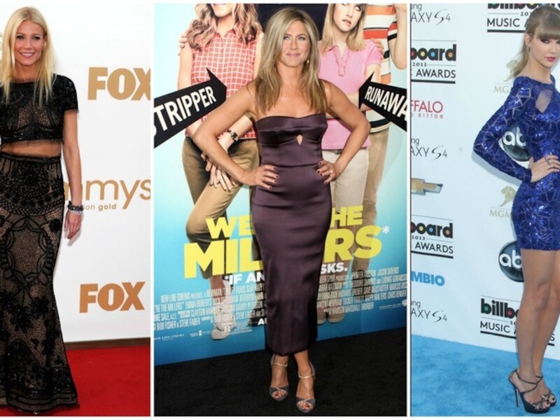 Gwyneth Paltrow, Jennifer Aniston en Taylor Swift.
