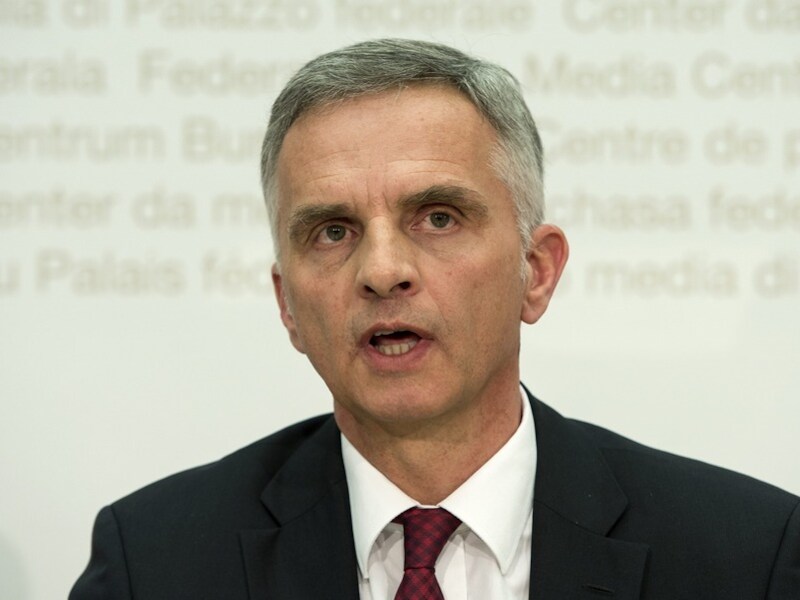 Zwitsers bondspresident Didier Burkhalter.