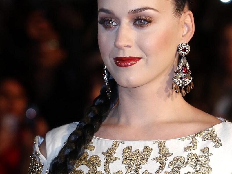 Katy Perry op 14 december tijdens de uitreiking van de NRJ-muziekonderscheidingen in het Franse Cannes.