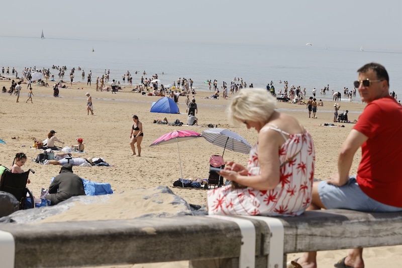The beach of Ostend. 
