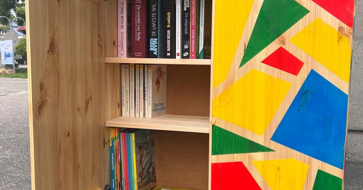 Boeken krijgen tweede leven: Schelle opent twee ruilboekenkastjes