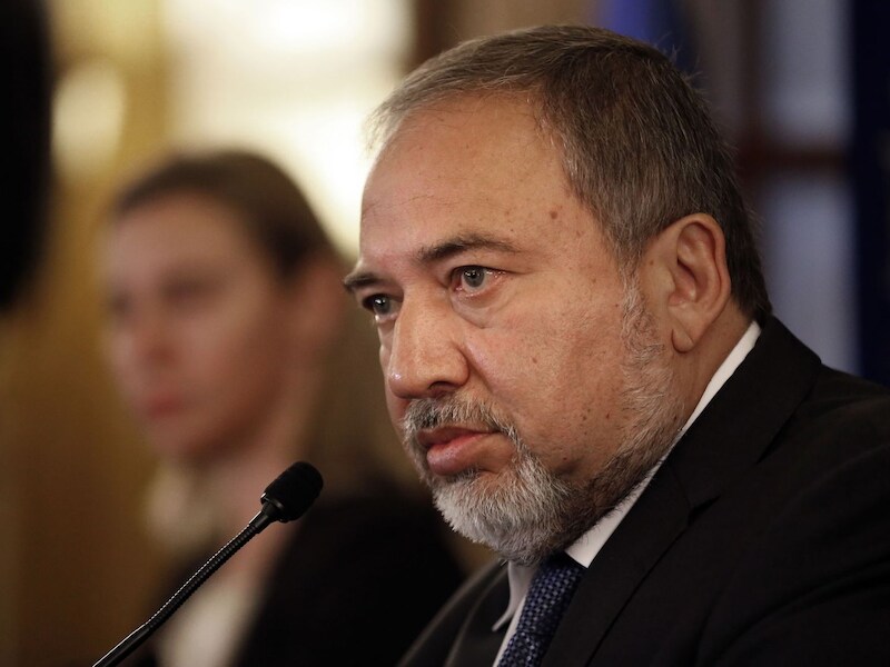 Avigdor Lieberman, minister van Buitenlandse Zaken van Israël.