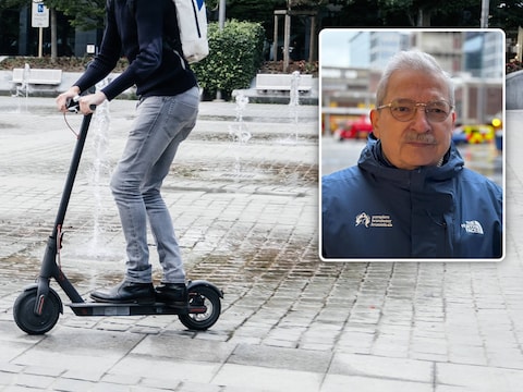 Volgens woordvoerder van de brandweer in Brussel Walter Derieuw is het vuur onstaan door een elektrische step.