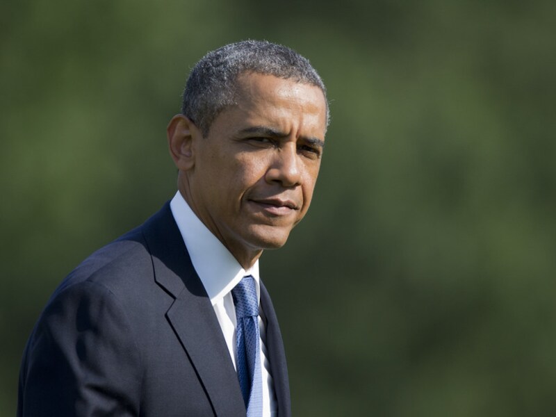 De Amerikaanse president Barack Obama.