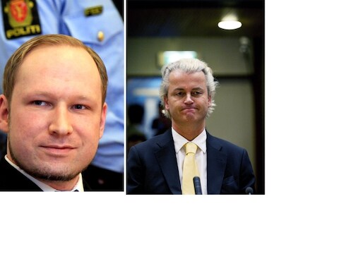 De Noorse massamoordernaar Anders Breivik verwijst in zijn manifest naar Geert Wilders.