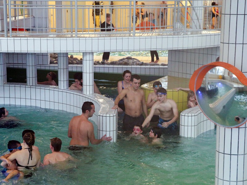 Het zwembad de Hoge Blekker in Koksijde.