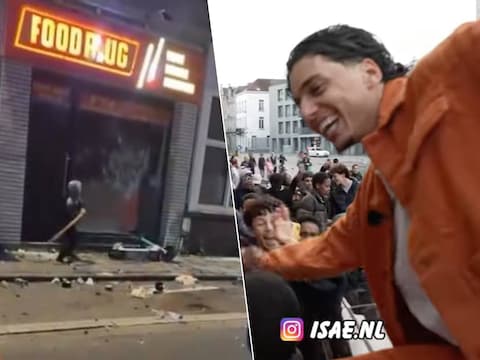 Rellen in Antwerpen tijdens bezoek Nederlandse Youtuber ISAE