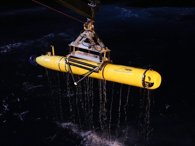 De onderwaterrobot Bluefin 21.