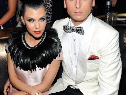 Realityster Kourtney Kardashian en haar verloofde Scott Disick