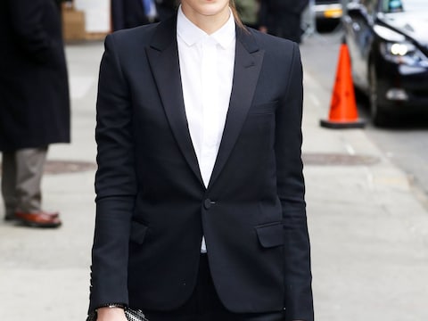 Actrice Emma Watson in New York.