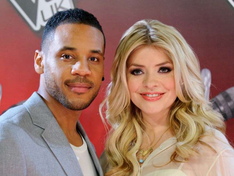 Holly Willoughby met copresentator Reggie Yates.