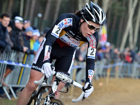 Sanne Cant gisteren in Lille.