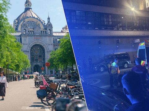 De vechtpartij ontstond in de Pelikaanstraat, vlak bij de ingang van de Albert Heijn.