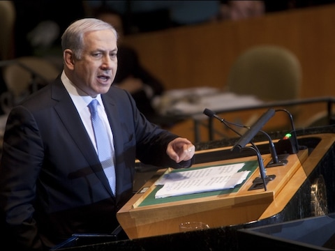 De Israëlische premier Benjamin Netanyahu