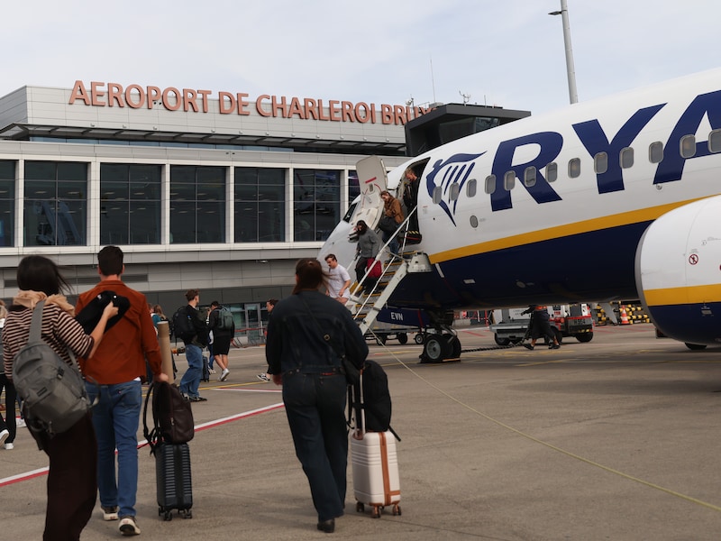 Luchthaven van Charleroi, 19 september.