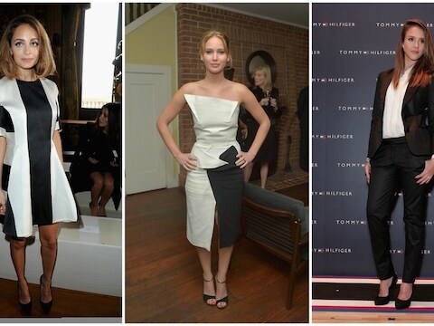 Nicole Richie, Jennifer Lawrence en Jessica Alba.