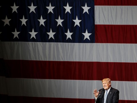 De Republikeinse presidentskandidaat Donald Trump.