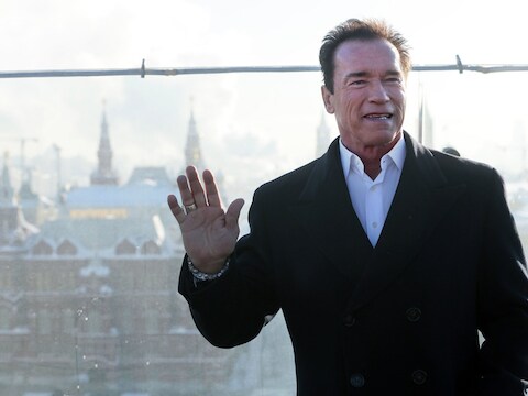 Hollywoodster Arnold Schwarzenegger.