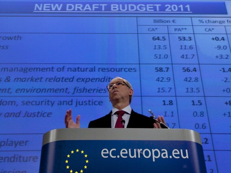 Europees minister van Begroting Janusz Lewandowski.