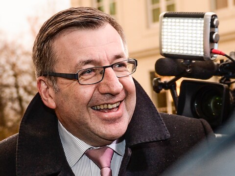 Steven Vanackere (CD&amp;V), minister van Financiën.